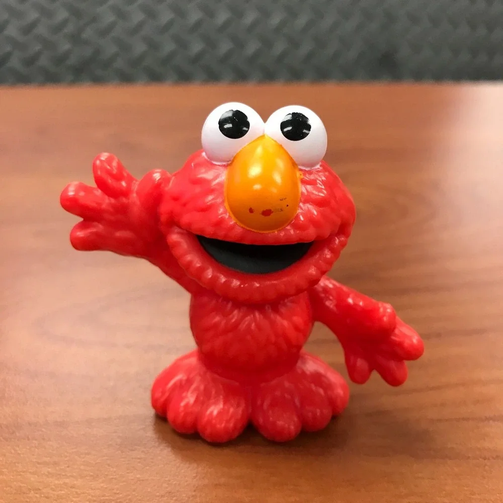 2 Hasbro 2013 Elmo and 1 Cookie‎ Monster cake toppers